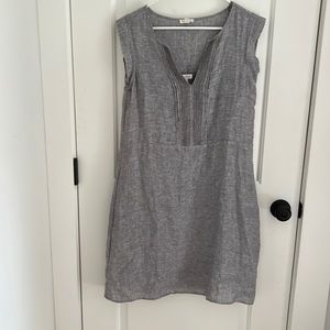 Garnet Hill Linen Dress - size 8
